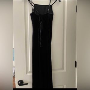Long deep purple dress . Size medium in junior. Worn once